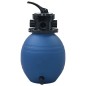 Pool-Sandfilter mit 4-Wege-Ventil Blau 300 mm Pool-Sandfilter mit 4-Wege-Ventil Blau 300 mm