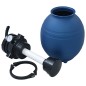 Pool-Sandfilter mit 4-Wege-Ventil Blau 300 mm Pool-Sandfilter mit 4-Wege-Ventil Blau 300 mm