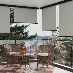 Balkon-Seitenmarkise 170x250 cm Grau