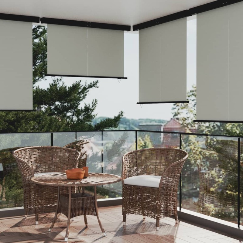 Balkon-Seitenmarkise 170x250 cm Grau Balkon-Seitenmarkise 170x250 cm Grau
