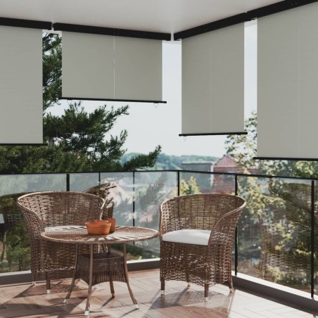 Balkon-Seitenmarkise 170x250 cm Grau