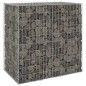 vidaXL Gabionenwand mit Abdeckung Verzinkter Stahl 100x60x100 cm vidaXL Gabionenwand mit Abdeckung Verzinkter Stahl 100x60x100 cm