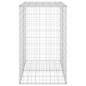 vidaXL Gabionenwand mit Abdeckung Verzinkter Stahl 100x60x100 cm vidaXL Gabionenwand mit Abdeckung Verzinkter Stahl 100x60x100 cm