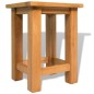 Beistelltisch 27x24x37 cm Massivholz Eiche Beistelltisch 27x24x37 cm Massivholz Eiche