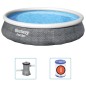 Bestway Fast Set Aufblasbares Pool-Set mit Pumpe 396x84 cm Bestway Fast Set Aufblasbares Pool-Set mit Pumpe 396x84 cm