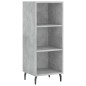 Highboard Betongrau 34,5x34x180 cm Holzwerkstoff Highboard Betongrau 34,5x34x180 cm Holzwerkstoff