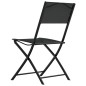 3-tlg. Bistro-Set Stahl Schwarz 3-tlg. Bistro-Set Stahl Schwarz