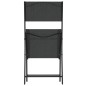3-tlg. Bistro-Set Stahl Schwarz 3-tlg. Bistro-Set Stahl Schwarz