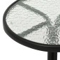3-tlg. Bistro-Set Stahl Schwarz 3-tlg. Bistro-Set Stahl Schwarz