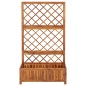 Hochbeet mit Spalier 85x38x150 cm Massivholz Akazie Hochbeet mit Spalier 85x38x150 cm Massivholz Akazie