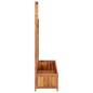 Hochbeet mit Spalier 85x38x150 cm Massivholz Akazie Hochbeet mit Spalier 85x38x150 cm Massivholz Akazie