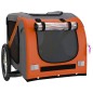 vidaXL Fahrradanhänger Hunde Orange und Schwarz Oxford-Gewebe & Eisen vidaXL Fahrradanhänger Hunde Orange und Schwarz Oxford-Gewebe & Eisen