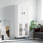vidaXL Highboard Weiß 69,5x34x180 cm Holzwerkstoff vidaXL Highboard Weiß 69,5x34x180 cm Holzwerkstoff