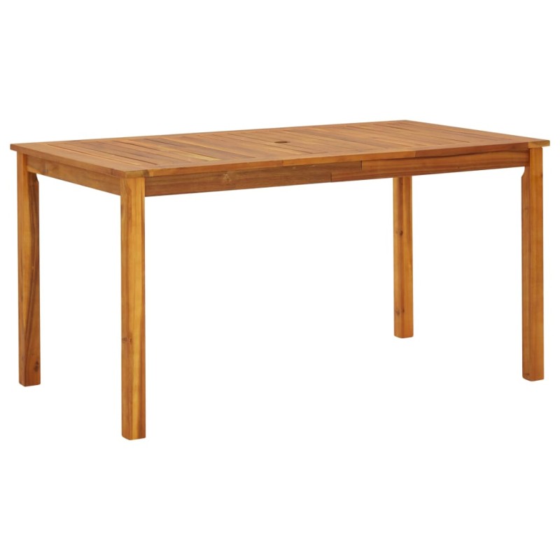 Gartentisch 140x80x74 cm Massivholz Akazie Gartentisch 140x80x74 cm Massivholz Akazie