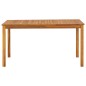Gartentisch 140x80x74 cm Massivholz Akazie Gartentisch 140x80x74 cm Massivholz Akazie