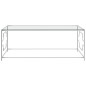 vidaXL Couchtisch Silbern 120x60x45 cm Edelstahl und Glas vidaXL Couchtisch Silbern 120x60x45 cm Edelstahl und Glas