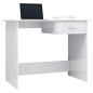 Schreibtisch Hochglanz-Weiß 100×50×76 cm Holzwerkstoff Schreibtisch Hochglanz-Weiß 100×50×76 cm Holzwerkstoff