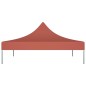 Partyzelt-Dach 3x3 m Terrakotta-Rot 270 g/m² Partyzelt-Dach 3x3 m Terrakotta-Rot 270 g/m²