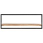 vidaXL Wandregale 2 Stk. 100x24x35 cm Massivholz Akazie und Stahl vidaXL Wandregale 2 Stk. 100x24x35 cm Massivholz Akazie und Stahl