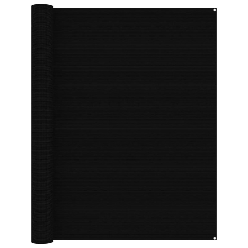 Zeltteppich 250x500 cm Schwarz Zeltteppich 250x500 cm Schwarz