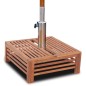 Sonnenschirmständer-Verkleidung aus Holz Sonnenschirmständer-Verkleidung aus Holz