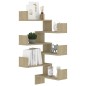 vidaXL Wand-Eckregale 2 Stk. Sonoma-Eiche 40x40x50 cm Holzwerkstoff vidaXL Wand-Eckregale 2 Stk. Sonoma-Eiche 40x40x50 cm Holzwerkstoff