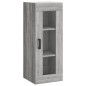 vidaXL Highboard Grau Sonoma 34,5x34x180 cm Holzwerkstoff vidaXL Highboard Grau Sonoma 34,5x34x180 cm Holzwerkstoff