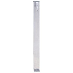 vidaXL Wassersäule für den Garten 40 cm Edelstahl Quadratisch