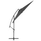 vidaXL Ampelschirm mit Alu-Mast 300 cm Anthrazit vidaXL Ampelschirm mit Alu-Mast 300 cm Anthrazit