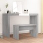 Schminkhocker Grau Sonoma 70x35x45 cm Holzwerkstoff Schminkhocker Grau Sonoma 70x35x45 cm Holzwerkstoff