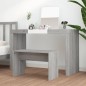 Schminkhocker Grau Sonoma 70x35x45 cm Holzwerkstoff Schminkhocker Grau Sonoma 70x35x45 cm Holzwerkstoff