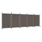 5-tlg. Paravent Anthrazit 433x180 cm Stoff 5-tlg. Paravent Anthrazit 433x180 cm Stoff