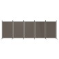5-tlg. Paravent Anthrazit 433x180 cm Stoff 5-tlg. Paravent Anthrazit 433x180 cm Stoff