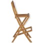 3-tlg. Bistro-Set mit Klappstühlen Massivholz Teak 3-tlg. Bistro-Set mit Klappstühlen Massivholz Teak