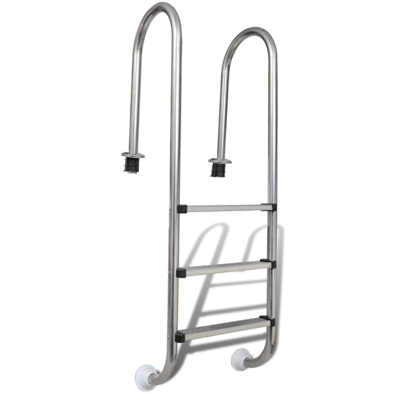 Pool-Leiter 3 Stufen 120 cm Edelstahl 304 Pool-Leiter 3 Stufen 120 cm Edelstahl 304