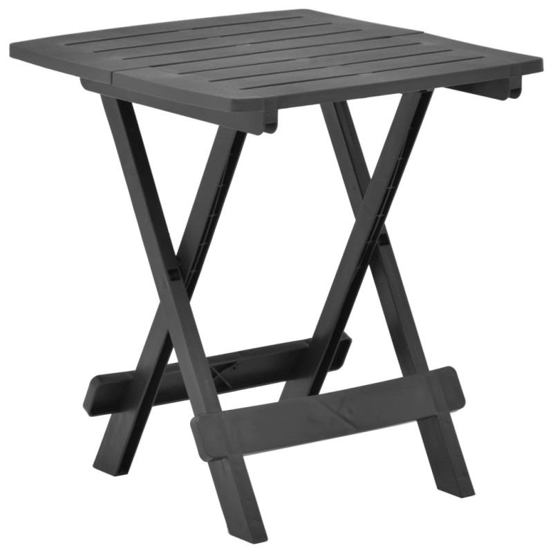 Gartentisch Klappbar Anthrazit 45x43x50 cm Kunststoff Gartentisch Klappbar Anthrazit 45x43x50 cm Kunststoff