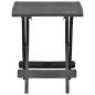Gartentisch Klappbar Anthrazit 45x43x50 cm Kunststoff Gartentisch Klappbar Anthrazit 45x43x50 cm Kunststoff