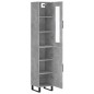 Highboard Betongrau 34,5x34x180 cm Holzwerkstoff Highboard Betongrau 34,5x34x180 cm Holzwerkstoff