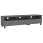 TV-Schrank HAMAR Dunkelgrau 158x40x40 cm Massivholz Kiefer TV-Schrank HAMAR Dunkelgrau 158x40x40 cm Massivholz Kiefer