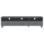 TV-Schrank HAMAR Dunkelgrau 158x40x40 cm Massivholz Kiefer TV-Schrank HAMAR Dunkelgrau 158x40x40 cm Massivholz Kiefer