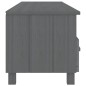 TV-Schrank HAMAR Dunkelgrau 158x40x40 cm Massivholz Kiefer TV-Schrank HAMAR Dunkelgrau 158x40x40 cm Massivholz Kiefer