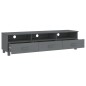 TV-Schrank HAMAR Dunkelgrau 158x40x40 cm Massivholz Kiefer TV-Schrank HAMAR Dunkelgrau 158x40x40 cm Massivholz Kiefer