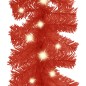 Weihnachtsgirlande mit LED 10 m Rot Weihnachtsgirlande mit LED 10 m Rot