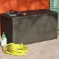 Garten-Aufbewahrungsbox Braun 120x56x63 cm PP Rattan Garten-Aufbewahrungsbox Braun 120x56x63 cm PP Rattan