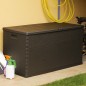 Garten-Aufbewahrungsbox Braun 120x56x63 cm PP Rattan Garten-Aufbewahrungsbox Braun 120x56x63 cm PP Rattan