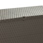 Garten-Aufbewahrungsbox Braun 120x56x63 cm PP Rattan Garten-Aufbewahrungsbox Braun 120x56x63 cm PP Rattan