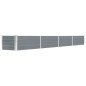 vidaXL Garten-Hochbeet Verzinkter Stahl 320×40×45 cm Grau vidaXL Garten-Hochbeet Verzinkter Stahl 320×40×45 cm Grau
