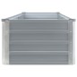 vidaXL Garten-Hochbeet Verzinkter Stahl 320×40×45 cm Grau vidaXL Garten-Hochbeet Verzinkter Stahl 320×40×45 cm Grau