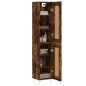 Highboard Räuchereiche 34,5x34x180 cm Holzwerkstoff Highboard Räuchereiche 34,5x34x180 cm Holzwerkstoff