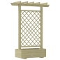 vidaXL Pergola mit Pflanzkasten 162x56x204 cm Holz vidaXL Pergola mit Pflanzkasten 162x56x204 cm Holz